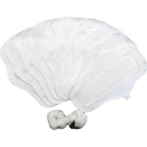 5 Pcs 240mm Reusable Cotton Pads Washable Cotton Sanitary Pads Sanitary Towel Pad Vagina Menstrual Clean Napkin Pad Waterproof