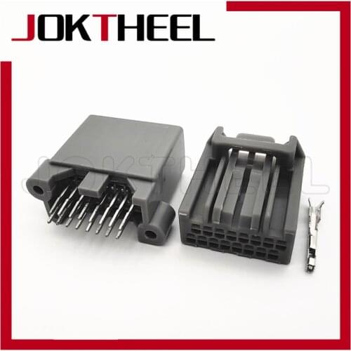 1-20 kits 16 pin male female electric housing wire-to-board plug straight needle auto connector for car HondaDJ7165C-1.0-10/21