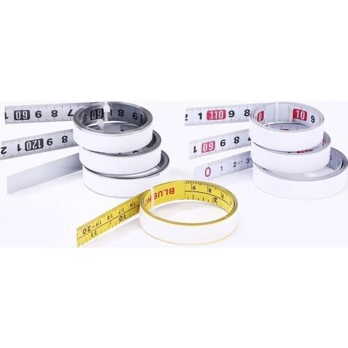 1M Miter Track Tape Measure Self Adhesive Metric Steel Ruler Miter Saw Scale For T-track Router Table Saw Band Track