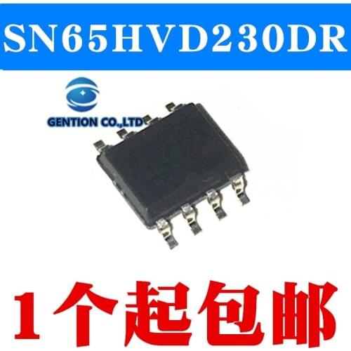 10PCS SN65HVD230DR in stock 100% new and original