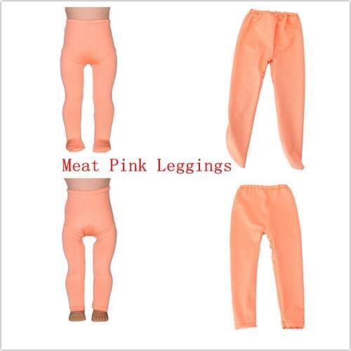 2 color Orange Leggings Tight Pants Fit 18 Inches Doll Baby Doll Clothes Accessories Handmade Fashion Pants Clothe