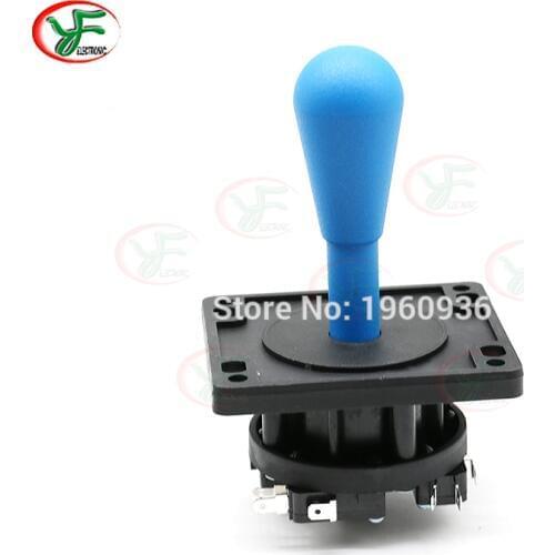 2PCS New Happ style joystick Arcade stick 4 way 8 way joystick wirh 3 PIN Micro Switch Bat top ball American style handle