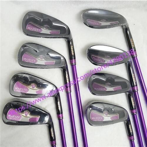 2019 Women‘s Golf Clubs Maruman Majesty Prestigio 9 Golf Irons /8Pcs 5-9 P.A.S Right Hand Graphite Shaft L Flex with Head Cover