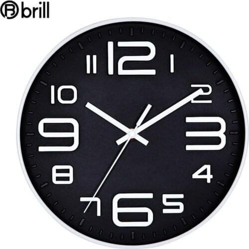 3D Children Wall Clock Retro Living Room Wall Clocks Home Decor Silent 10 Inch Kitchen Clock Wall Watches Home Decor Reloj Pared