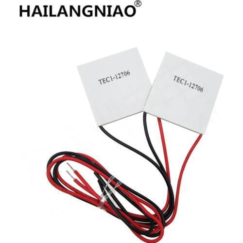 5PCS/LOT TEC1-12706 12706 TEC Thermoelectric Cooler Peltier 12V New of semiconductor refrigeration TEC1-12706
