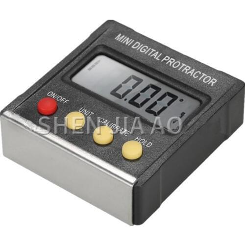 AL1116E Mini Digital Inclinometer Angle Ruler Angle Dip Box Protractor Angle Instrument Slope Meter 1PC