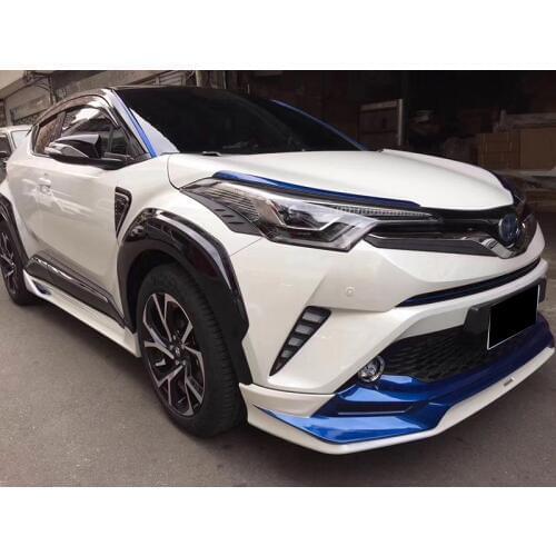 Bumper Body Kits For Toyota CHR C-HR Aerodynamic body kit Car-styling car accessories side skirts front and rear bumper kit