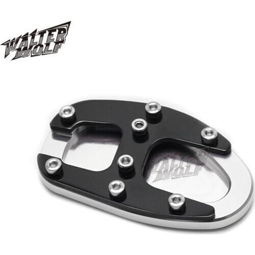 Side Kickstand Extension For YAMAHA MT03 MT25 YZF R3 R25 2019 Motorcycle Stand Accessories Support Shield Plate Aluminum Moto