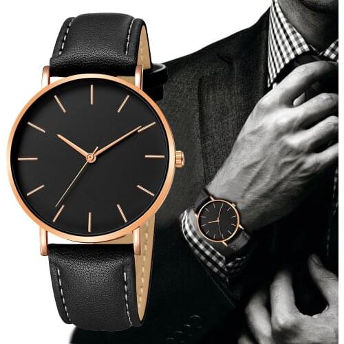 Mens And Womens Watche Mechanical Geneva Fashion Men Date Alloy Case Synthetic Leather Analog Quartz Sport Watch Смотреть