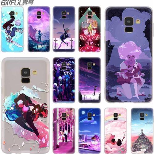 Cover Silicone case For Samsung Galaxy A6 A8 A9 A7 A5 A3 Plus 2018 2017 2016 2015 A71 Star Steven Universe Pearl