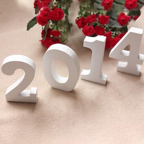 DIY Home Decor Wooden Letters Arabic Numerals Alphabet Word Bridal Wedding Party Home Decor Nautical Decor Supplies Ornaments