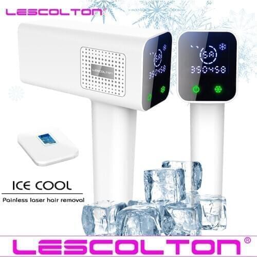 Lescolton Professional IPL Epilator Device 4 In 1 Laser Hair Removal Machine 350000 Flashes ICE Cool Pulsed Light Photoepilator