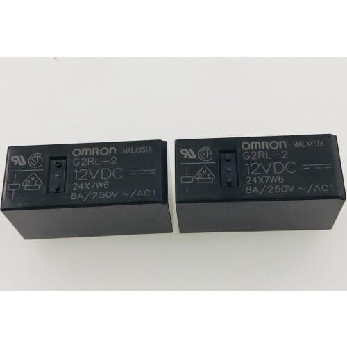 Original G2RL-2-12VDC 8A 250VAC relays