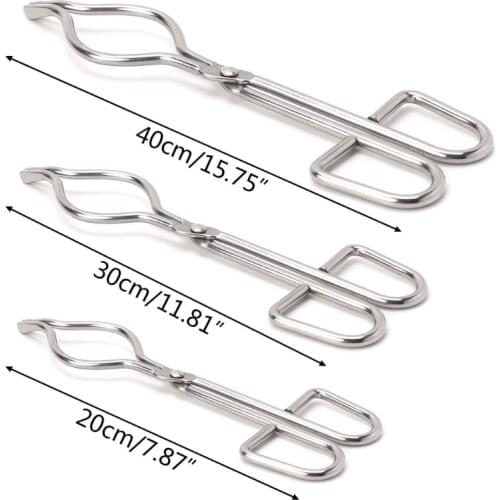 Professional Grade Stainless Steel Crucible Tongs Graphite Melting Plier Holder