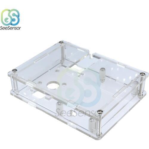 Transparent Acrylic Case Shell Box For LCR-T4 ESR Transistor Tester Capacitance