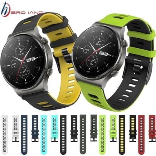 Sport Silicone Strap for Huawei Watch GT 2 Pro Band Replaceable Wrist Strap Bracelet Watchbands for Huawei Watch GT2 42mm 46mm