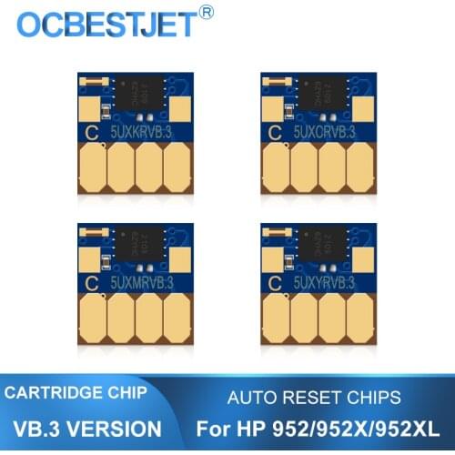 VB.2 Newest ARC Chip For HP 952 952X Auto Reset Chip For HP Officejet Pro 7740 8210 8702 8710 8720 8725 8730 8740 Permanent Chip