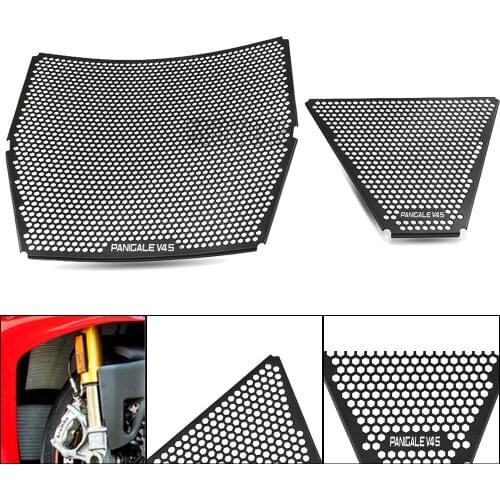 Motorcycle Radiator Grille Guard Cover Oil Cooler Grill Protector For Ducati Panigale V4 S/R 2019 Panigale V4 Speciale S/R 2018