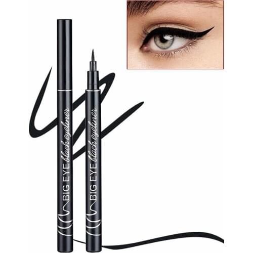 1pcs Professional Liquid Eyeliner Women Ultimate Black Long-lasting Waterproof Quick-dry Eye Liner Pencil Pen Makeup Beauty Tool