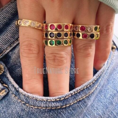 5Pcs RM39070 Adjustable Jewelry Copper Jewelry Plated Copper Ring Gold Colors Gold Plated Coin Shape Ring