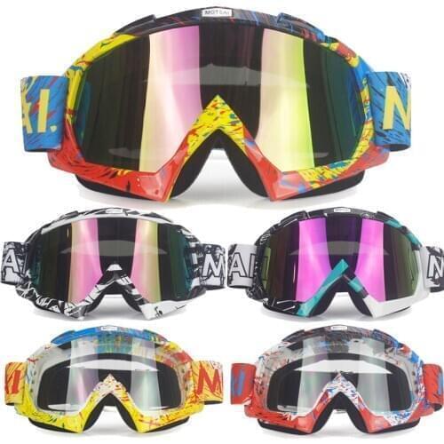 601-E Motocross Goggles Cross Country Ski Snowboard ATV Mask Oculos Gafas Motocross Motorcycle Helmet MX Goggle Spectacles