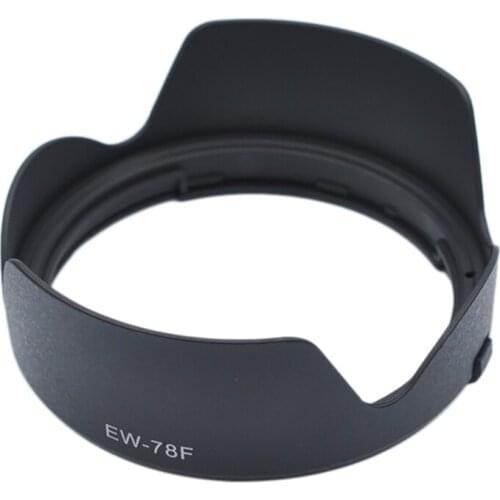 72Mm Camera Lens Hood for Canon RF24-240mm F4-6.3 IS USM Lens Replace EW-78F Camera Lens Hood