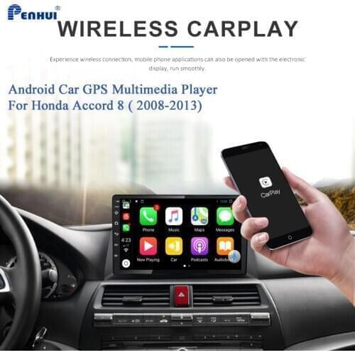 Android Car DVD For Honda Accord 8 ( 2008-2013) Car Radio Multimedia Video Player Navigation GPS Android 10.0 Double DIn