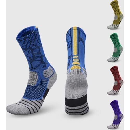 Mens and Womens Basketball Sports Socks Female Male 6 Pairs Per Set