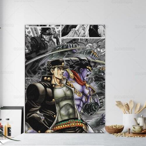 Painting Wall Art Jotaro Kujo HD Printed Jojo S Bizarre Poster Modular Canvas Anime Role Home Decoration Picture Living Room