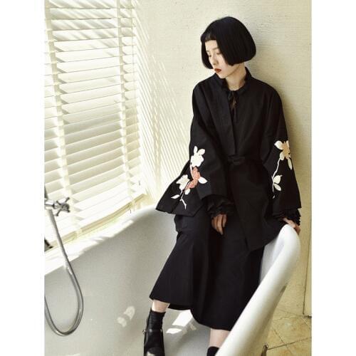 Kimonos woman 2019 yukata female Japanese outfits streetwear geisha womens kimono cosplay harajuku clothing haori obi FF2062