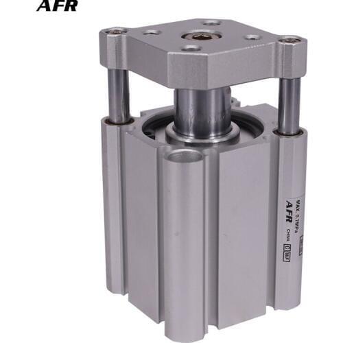 Compact cylinder guide rod type bore 32mm CQMB32-5 CQMB32-10 CQMB32-15 CQMB32-20 CQMB32-25 Pneumatic Thin Air Cylinder