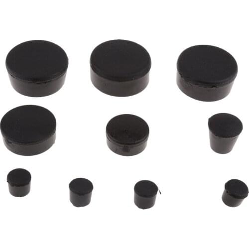 Black Motorcycle Rubber Fairing Frame Plugs Set Kit for Suzuki GSXR 600 750 K6 06-07