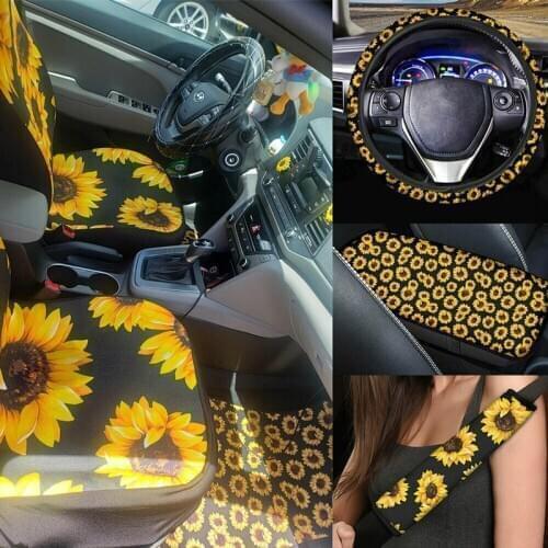 Summer Seat Cushion Flower Ice Silk Protector Cover Universal Car Seat Cover Mat Car Accessories Lady Women