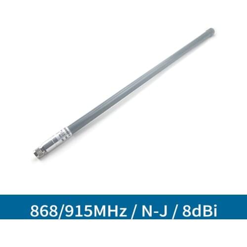 868MHz 915MHz Wifi Antenna LoRaWAN Outdoor N-J Interface High Gain 8dBi Waterproof Router TX900-BLG-60 Fiberglass Antenna