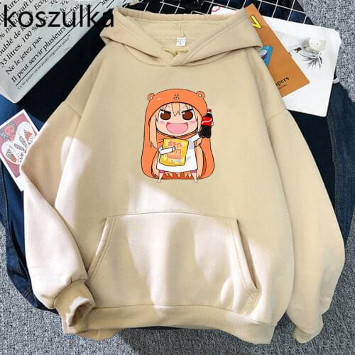 Fashion Anime Doma Umaru Hoodies Sweatshirt Plus Size Hoodied Himouto Umaru Chan Hoodie Harajuku Pullovers Kawaii Women Clothes