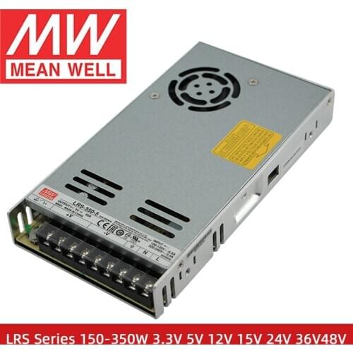MEAN WELL LRS Series 3.3V 5V 24V 36V 48V meanwell 150W 200W 350W AC/DC Single Output Switching Power Supply