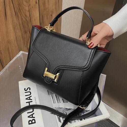 Solid Color Quality Handbags for Women 2020 New Popular Single Shoulder Messenger Bag Ladies Shopping Commute Purses Channels cc
