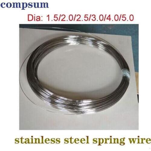 Stainless steel spring wire/hard wire/ Single wire 1.5/2.0/2.5/3.0/4.0/5.0 Spring Steel Wire