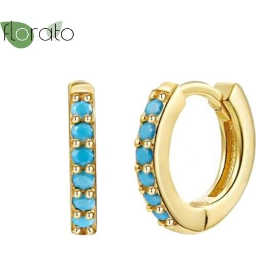 925 Silver Ear Buckle Inlaid With Exquisite Cubic Zircon Gold Earrings Suitable For Glamorous Womens Party Hoop Earring Jewelry