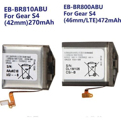 Replacement Battery EB-BR800ABU EB-BR810ABU EB-BR170ABU For Samsung Gear S4 SM-R800 SM-R810 SM-R805 SmartWatch Battery