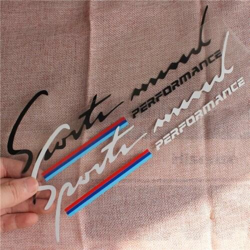 28x10cm New Car Styling Sticker Window Decal Performance 3 Color For BMW M3 M5 X1 X3 X5 X6 E36 E39 E46 E30 E60 E92