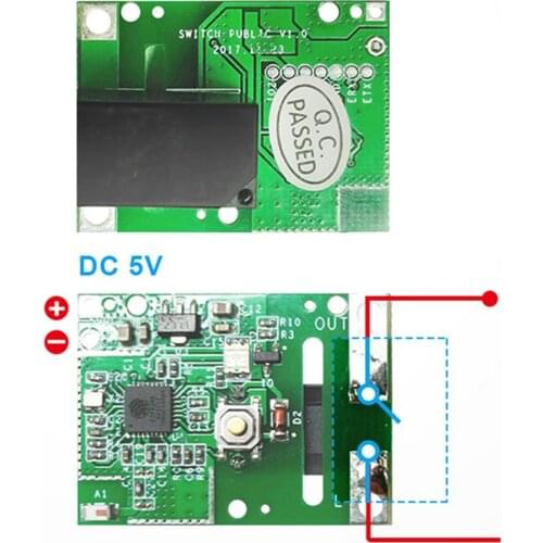 Smart Wifi Switch RE5V1C 5V DC DIY Wireless Remote Switch Relay Module Inching/Selflock EWelink APP For Amazon Alexa/Google Home