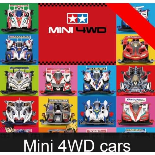 1Box Tamiya 19417/19418/19419/19424/19425/19426/19612 Mini 4WD Car Model (SX/FMA/VS/TZ/AR/SXX Chassis) 1/32 Scale Toy Car