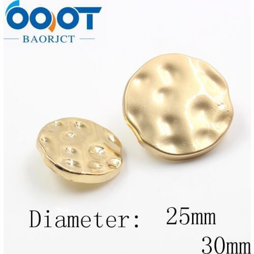1831514,10pcs 25mm 30mm Simple fashion metal buttons Coat Suits Uniforms Buttons DIY handmade sewing Do not fade high quality