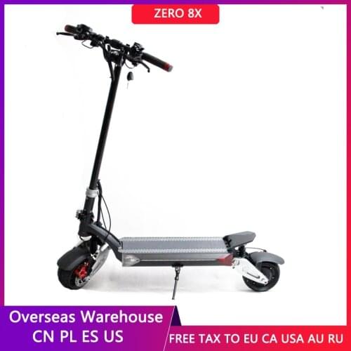 2021 Newest Zero 8X Two-wheel Scooter 52V 26AH,Wide wheel,Folding Handle,8inch 800W*2,Top Speed 55km/h,Battery 60-80km ZERO8X