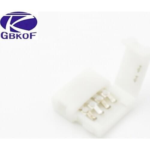 2835 5050 LED Strip Connectors 2pin 8mm / 2pin 10mm / 4pin 10mm Free Welding Connector 5pcs/lot for strip to strip connection