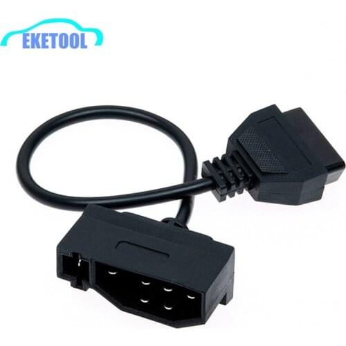 Car Diagnostic Adapter Transfer OBD OBDII For Ford 7Pin Lead DLC OBD2 16Pin Female Connector For Ford 7 Pin