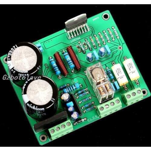 1 pcs Lm4766t dual channel 40W * 2 rear stage power amplifier board with speaker protection function