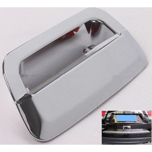 Chrome Rear Boot Trunk Door Handle Cup Bowl Cover Trim For JEEP Grand Cherokee 2011 2012 2013 2014