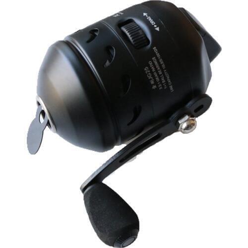 JG25 2BB Spincast Reel Gear Ratio 3.3:1 Right/Left Handed For Compound Bow Slingshot Shooting Fish